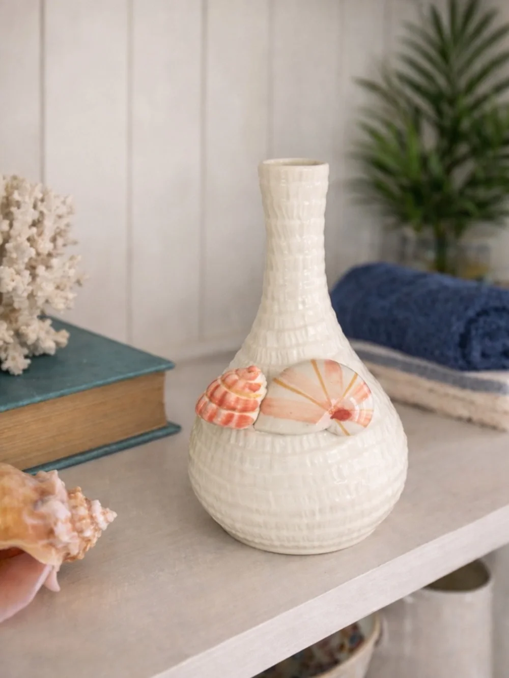 Vintage Shell Vase